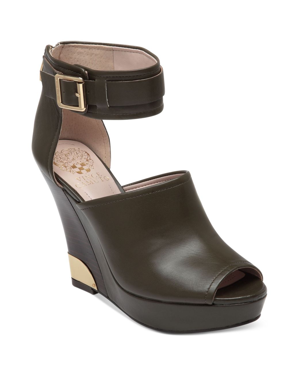 Vince Camuto Wiver Platform Wedge Sandals In Black Lyst