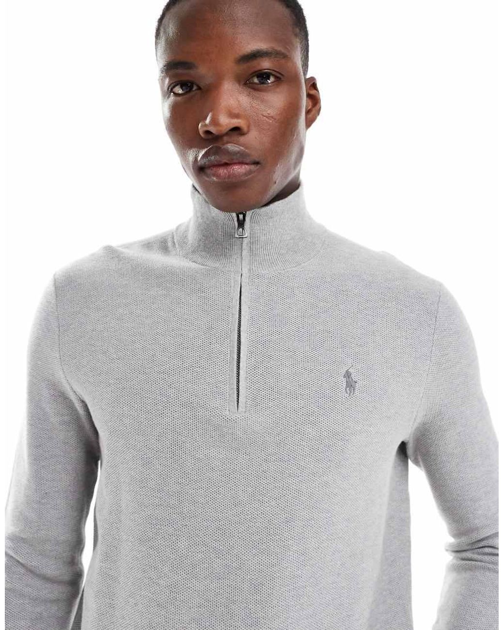 up to 70% off Polo Ralph Lauren Icon Logo Texture Cotton Knit Half