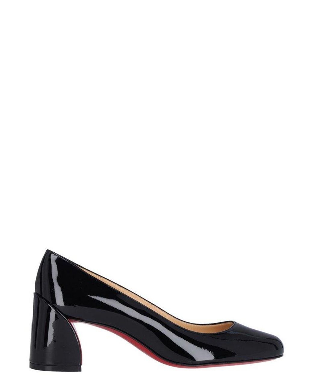 Christian Louboutin Miss Sab Round Toe Pumps In Black Lyst