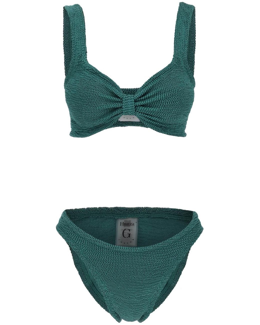 Hunza G Bonnie Bikini Set In Green Lyst