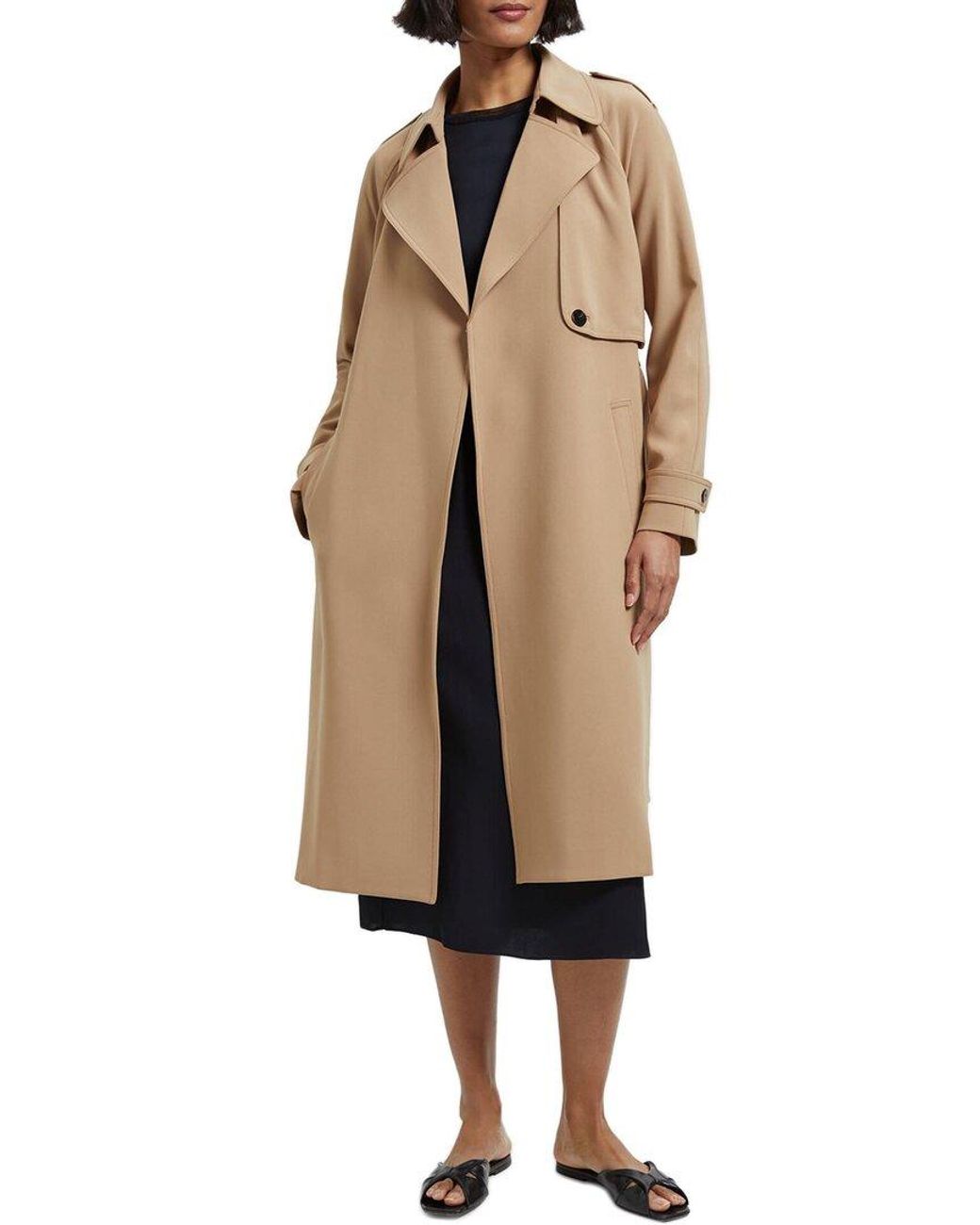 with cheap price to get top brand Theory Perfect Raglan Trench