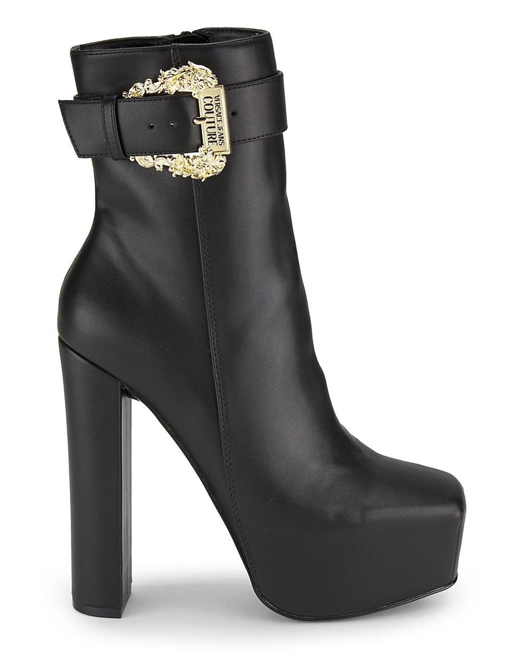 low prices Versace Jeans Couture 140mm Hurley Faux Leather