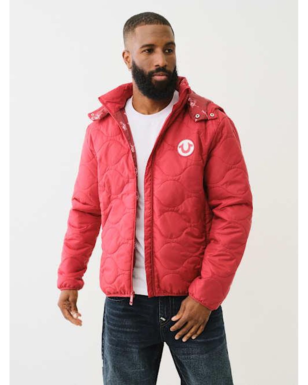 Quilted Puffer Jacket True Religion True Religion Jacket Men Small