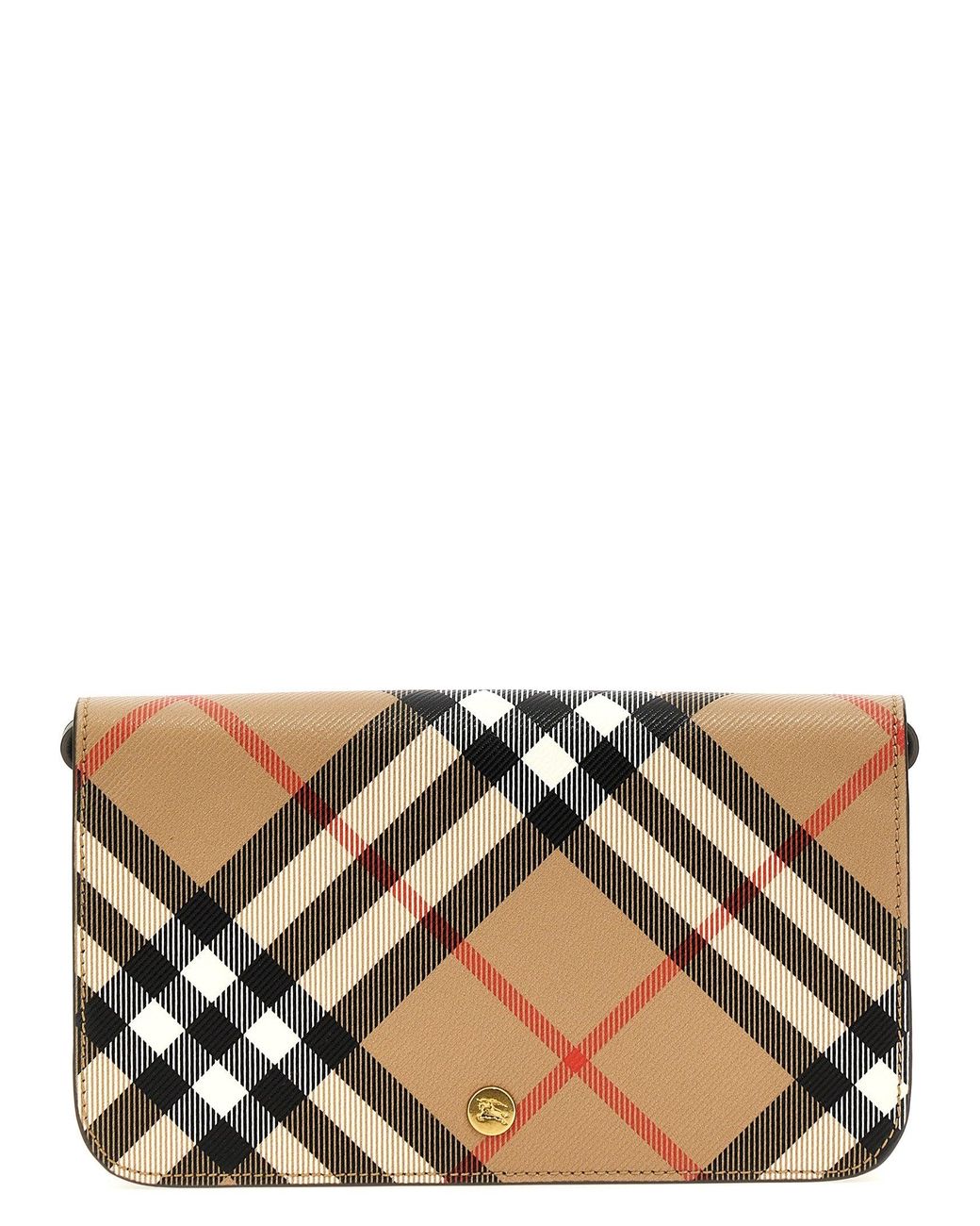 Burberry Women's Burberry Card Holder With Chain Jade Vintage