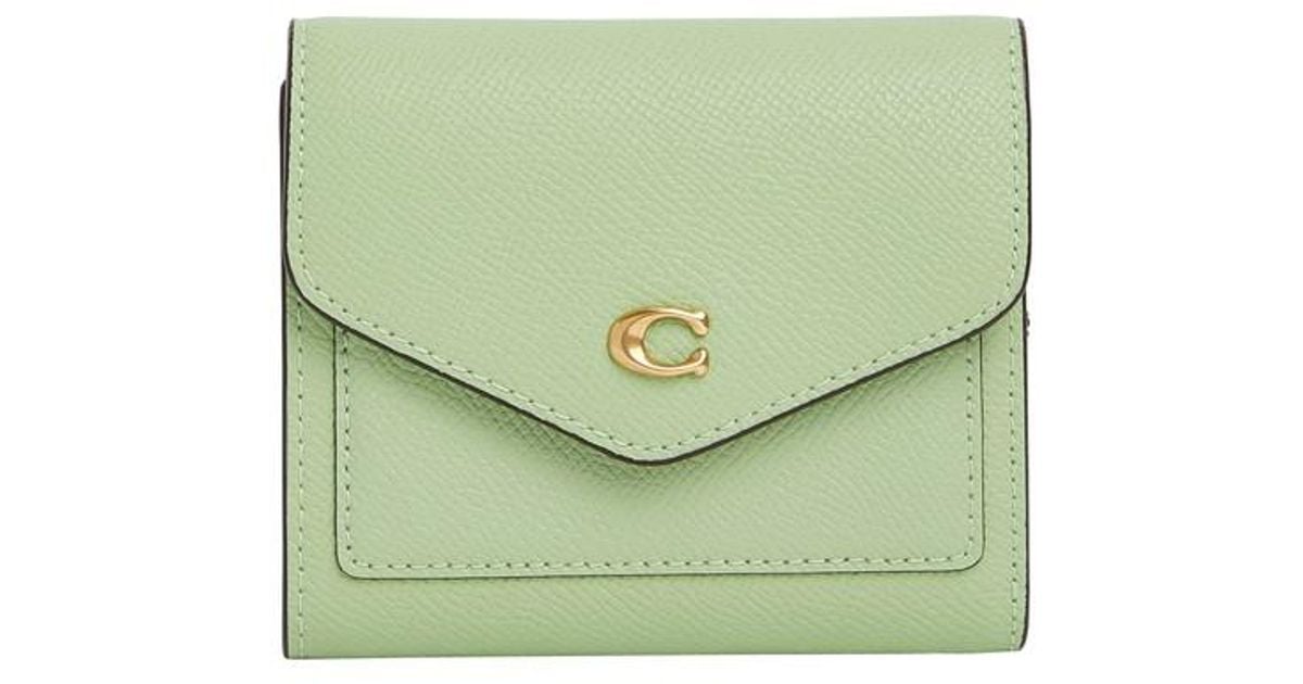 COACH Wyn Small Wallet In Green Lyst