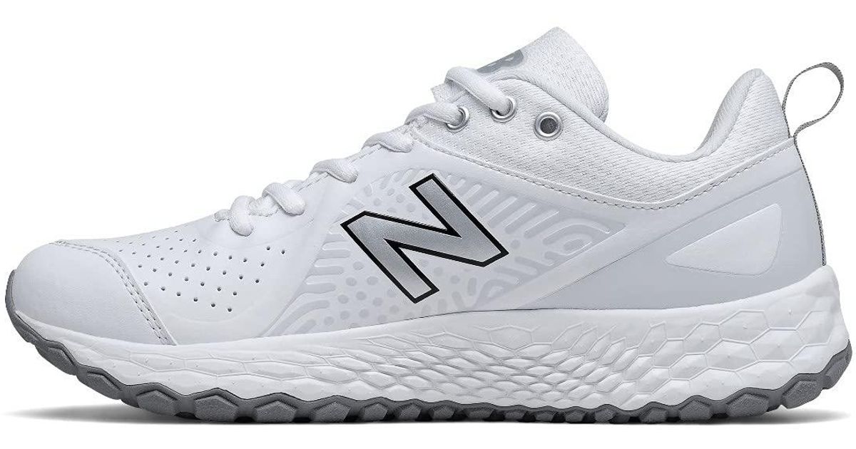 New Balance Fresh Foam Velo V Turf Softball Shoe In White Lyst