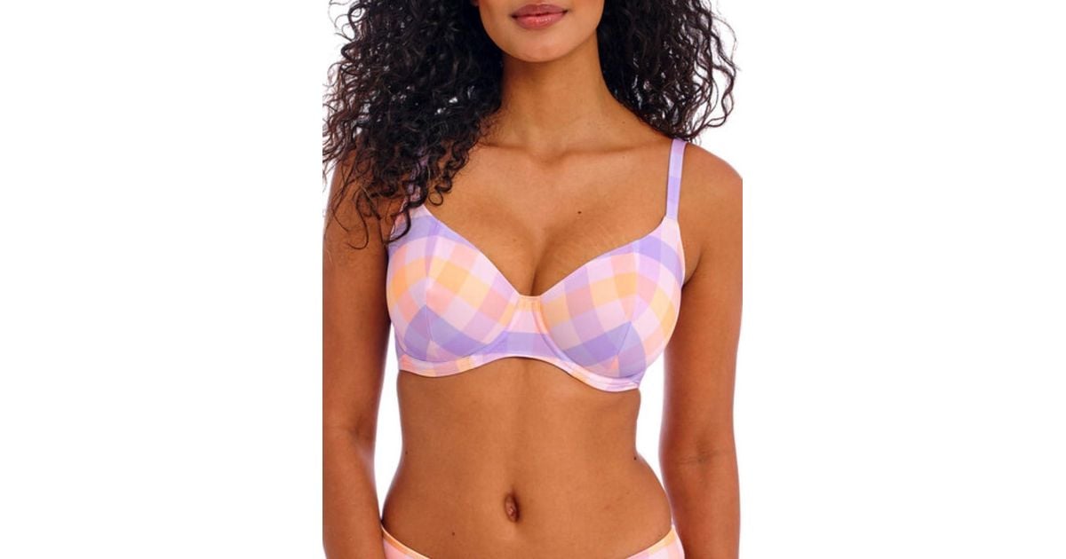 Freya Harbour Island Underwire Plunge Bikini Top Lyst