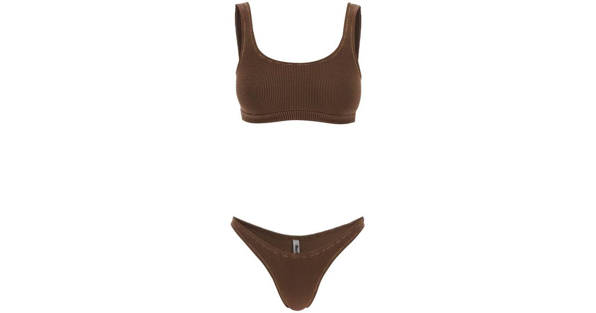 Reina Olga Ginny Boobs Bikini In Brown Lyst