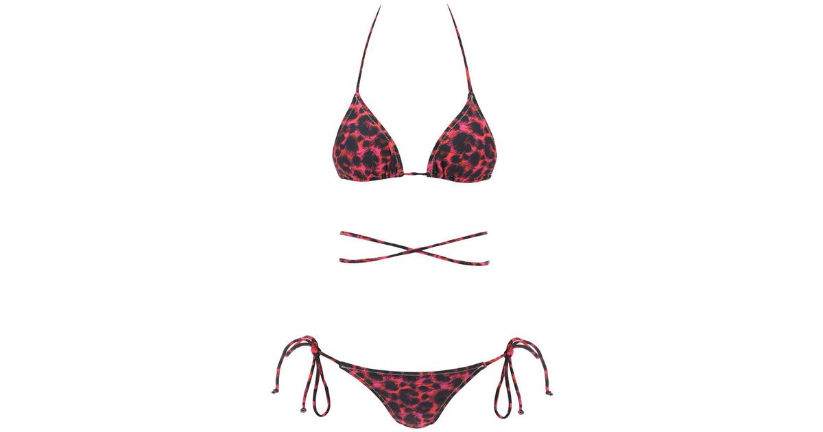 Reina Olga Miami Bikini Set Collection In Red Lyst UK