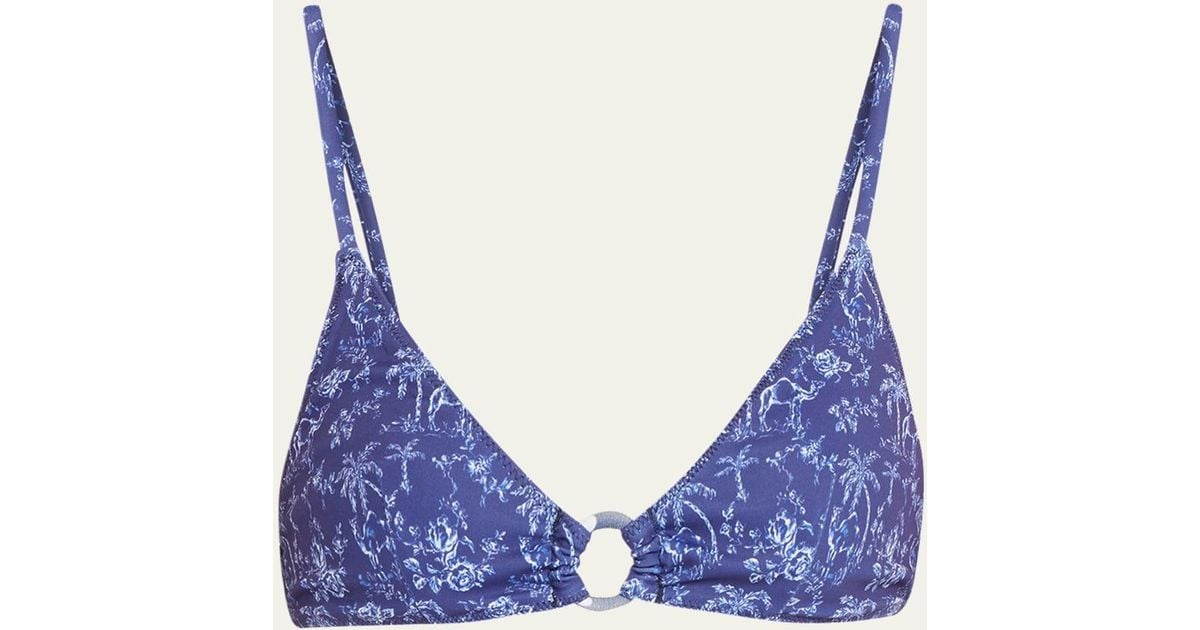 Caroline Constas Kelsey Ring Bikini Top Lyst