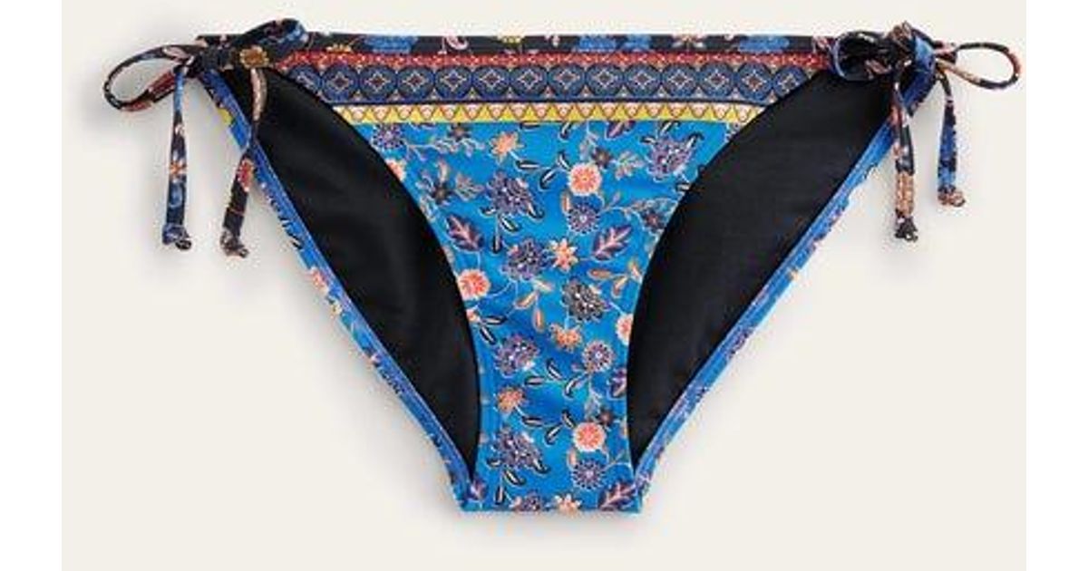 Boden String Bikini Bottoms Baleine Blue Lotus Petal Lyst