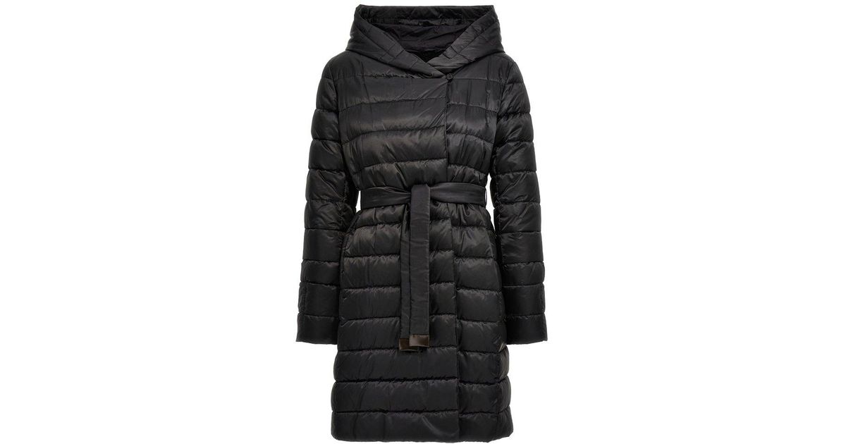 Max Mara The Cube Novef Reversible Down Jacket In Black Lyst