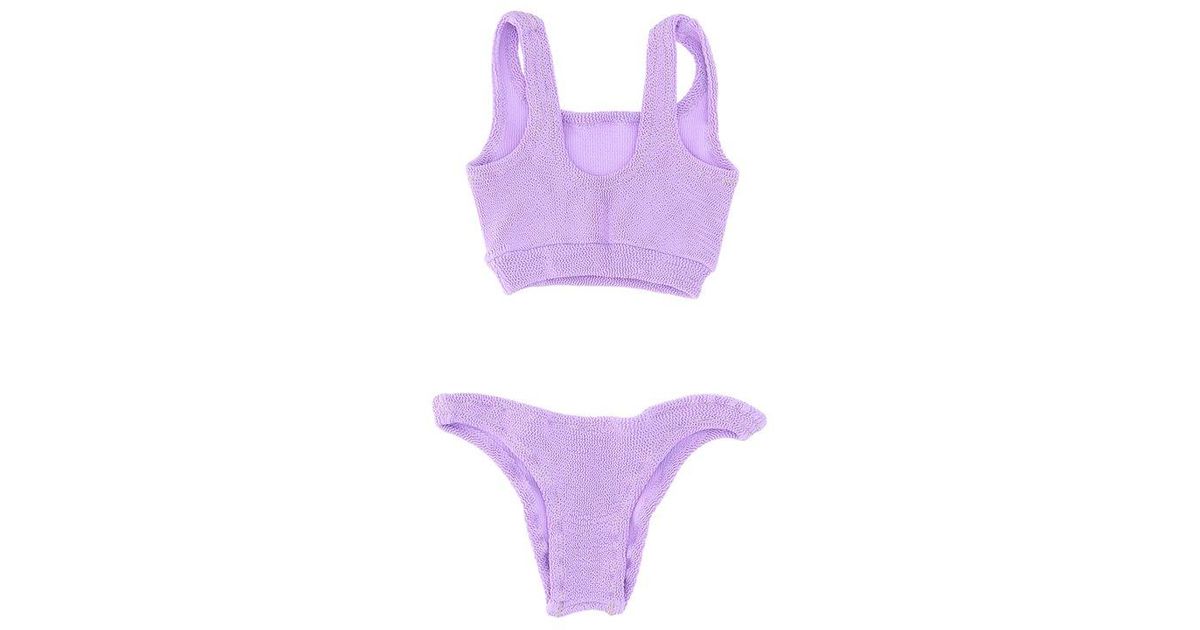 Reina Olga Ginny Boobs Bikini Set In Purple Lyst