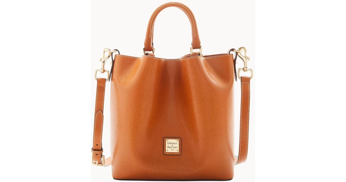 Dooney Bourke Saffiano Small Barlow In Natural Lyst