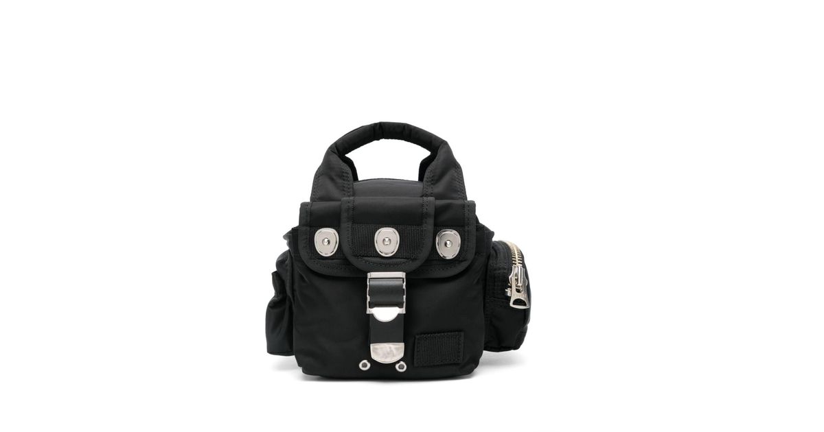 new style Sacai Small Pocket Tote Bag in Black Lyst