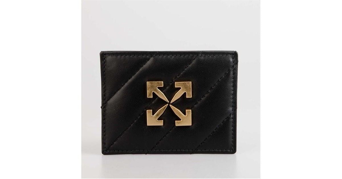 Off White C O Virgil Abloh Jitney Simple Card Case In Black Lyst Uk