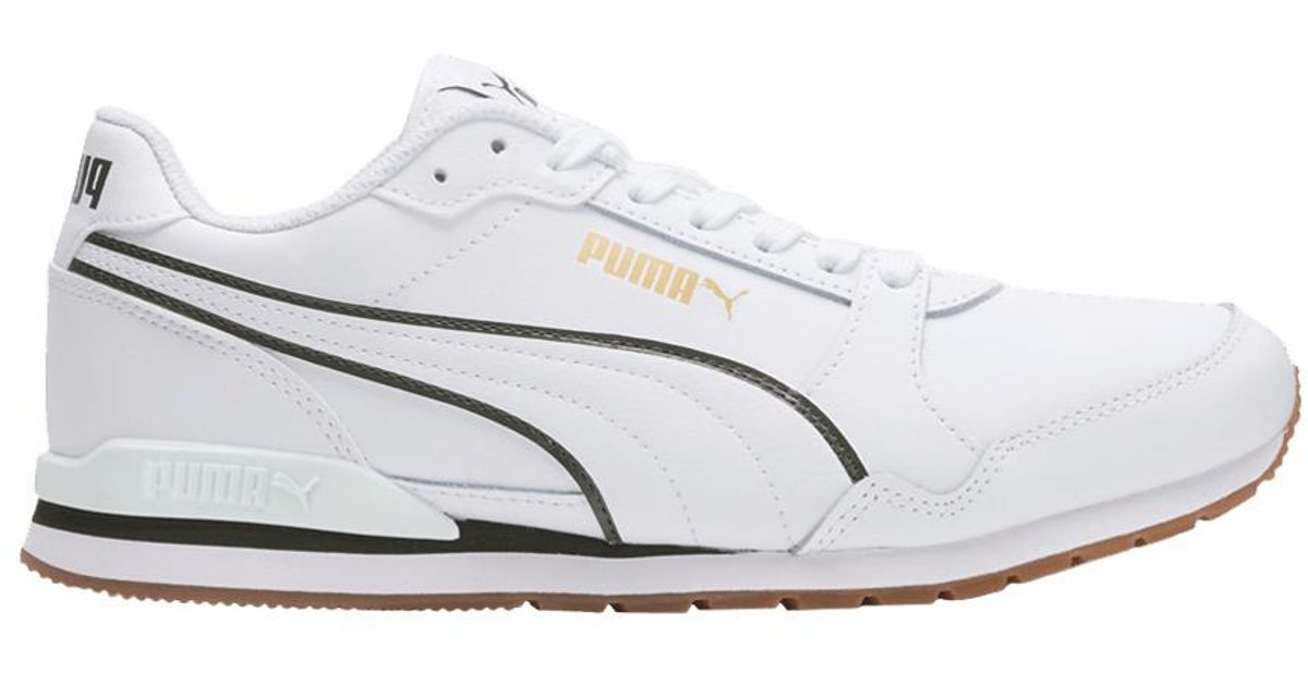 PUMA St Runner V3 Bold White Forest Night For Men Lyst