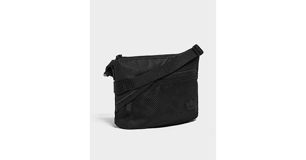 Adidas Originals Sacoche Bag In Black Lyst Uk