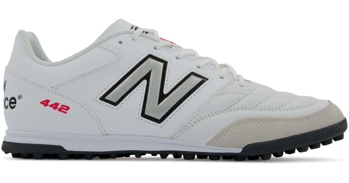 New Balance Unisex 442 V2 Team Tf In White Black White Lyst