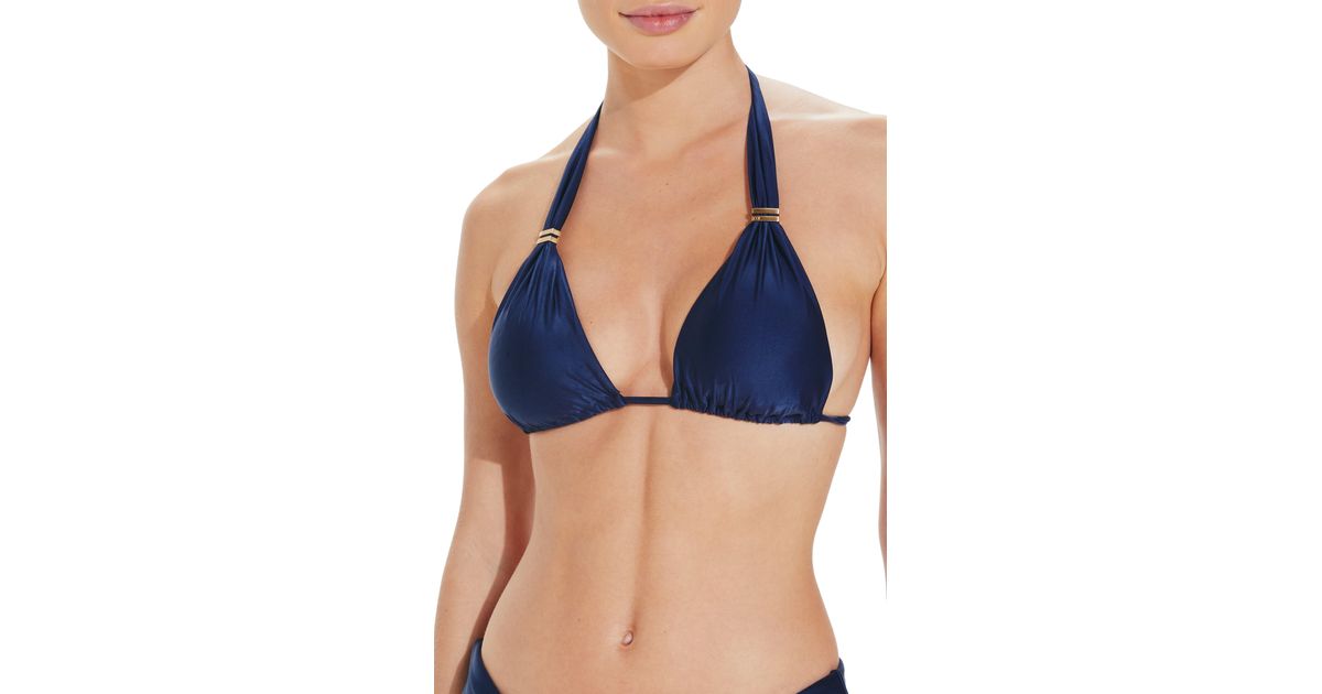 Vix Bia Bikini Top In Blue Lyst