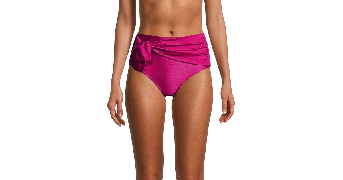 Patbo Side Tie Bikini Bottom In Pink Lyst