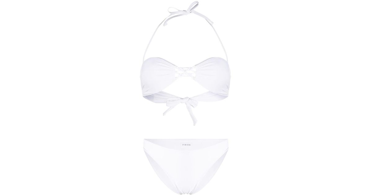 Fisico Bikini In White Lyst UK