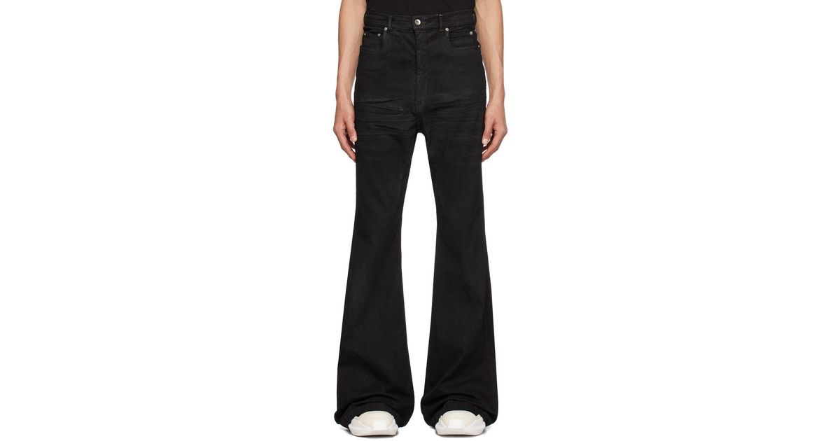 Rick Owens Black Bolan Bootcut Jeans For Men Lyst