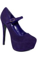 jane mary madden steve purple platform pump lyst pumps