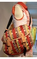 carven round bag lyst jacquard messenger multicolor