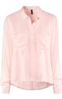 H&m Chiffon Blouse in Pink (Light taupe) | Lyst