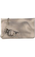 light grey shoulder bag