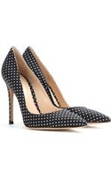 gianvito rossi polka dot pumps