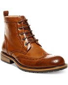 Steve Madden Madden Mswavay Wingtip Boots - Lyst