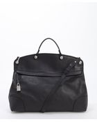 Furla Onyx Leather Piper Satchel - Lyst
