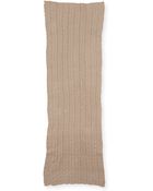 Portolano Cashmere Oversized Cable-Knit Wrap - Lyst