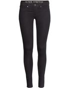 H&M Superstretch Trousers - Lyst