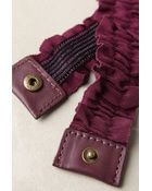 Anthropologie Ruched Gem Belt - Lyst