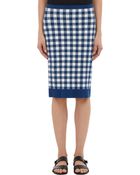 Derek Lam Gingham-Knit Pencil Skirt - Lyst