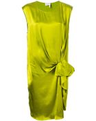 Lanvin Gathered Effect Dress - Lyst