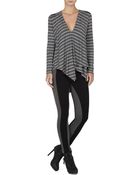 BCBGMAXAZRIA Trishna Long-Sleeve Asymmetrical-Hem Top - Lyst