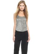 Rag & Bone Lyle Tank - Silver - Lyst