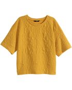 H&M Textured Top - Lyst