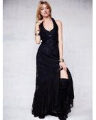 Free People Ana'S Limited Edition Lace Halter Dress - Lyst