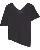 Maison Margiela Asymmetric Cotton Top - Lyst