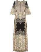 Etro Embellished Printed Silk-Crepe Gown - Lyst