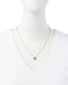 Gorjana Astrology Shimmer Disc Necklace - Lyst