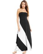 Spense Petite Convertible Colorblocked Maxi Dress - Lyst