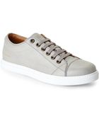 Marc Jacobs Grey Leather Sneakers - Lyst