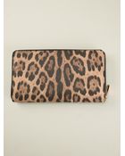 Dolce & Gabbana Leopard Print Wallet - Lyst