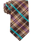 Ted Baker Silk And Wool Plaid Tie - Lyst